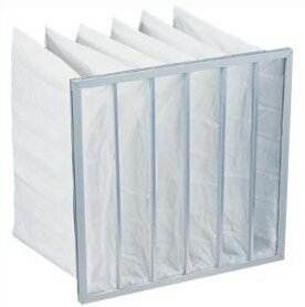Sachet filtre de grande de la poussière d'OIN poche de la capacité 45Pa