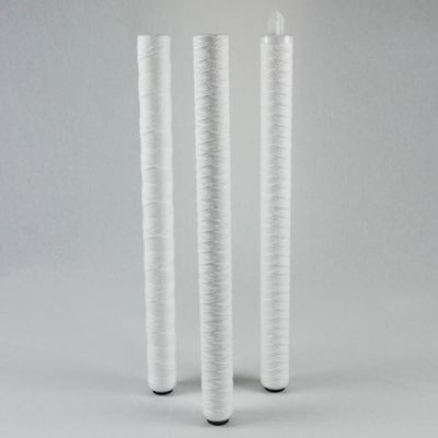 Cartouche filtrante de blessure de fil du ″ 100um de la fibre de verre 40